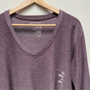 good hYOUman V-Neck Sweatshirt
